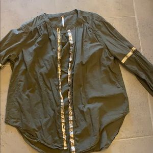 Free People button down